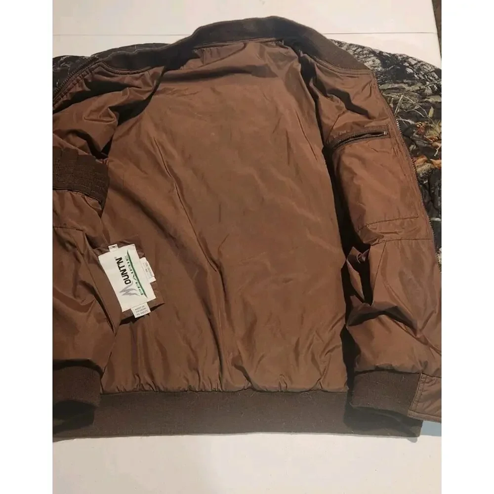 Mount'N Prairie Camo & Brown Reversible Hunting Jacket Size XL